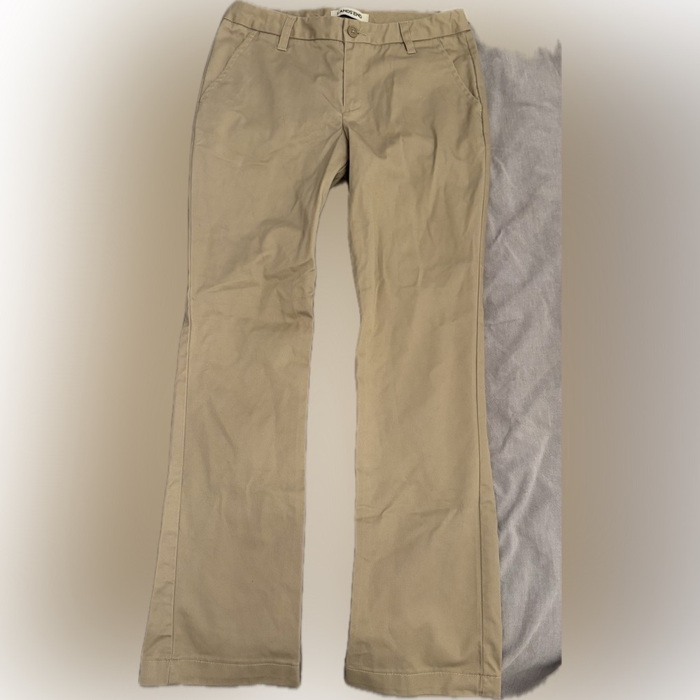 Lands' End Khaki Chinos